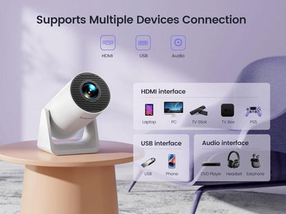 Android 5G WIFI Home Projector