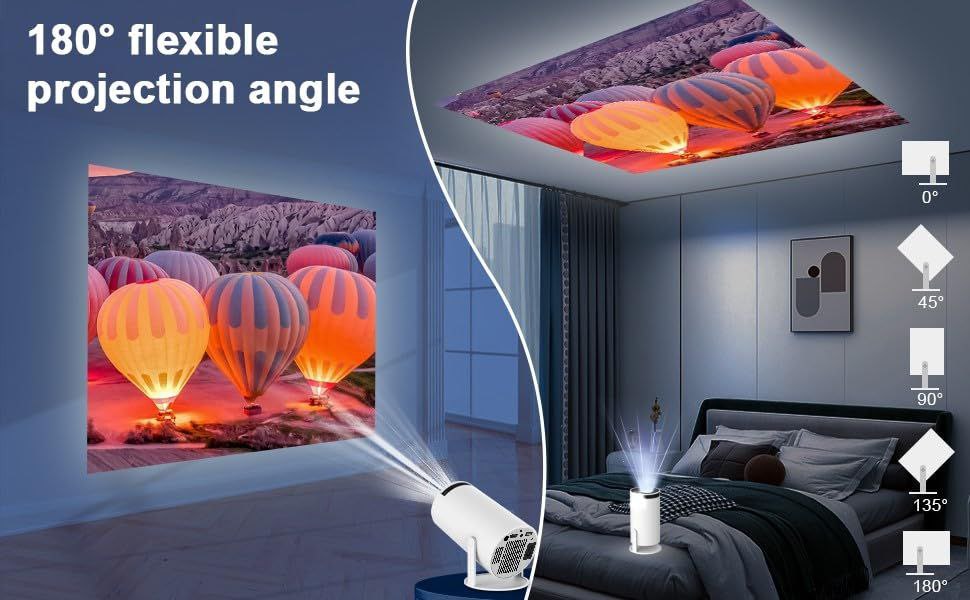 Android 5G WIFI Home Projector